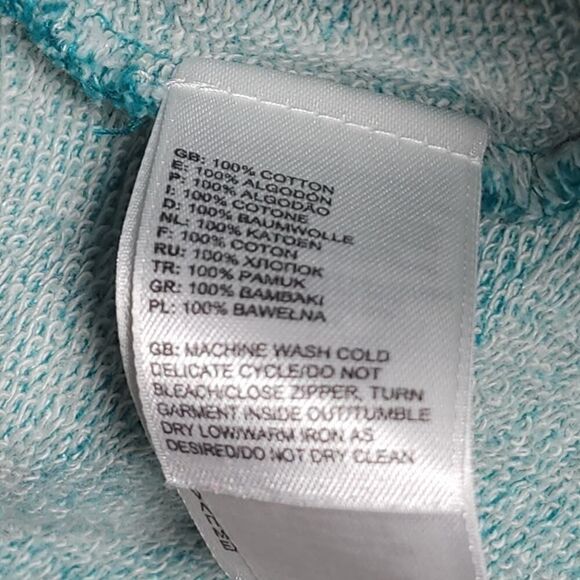 THE NORTH FACE Women's Fallsgrove Small Green Wrap Sweater Open Front Cardigan - Picture 8 of 12